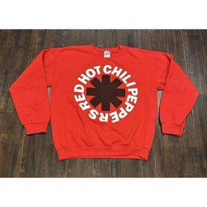 Vintage Red Hot Chili Peppers Sweatshirt Mens M Crewneck Band Pullover Rock